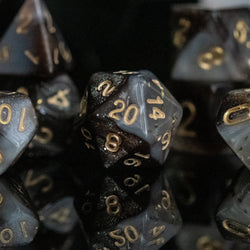 Moon Dust Acrylic Dice Set (ONLINE ORDER ONLY)