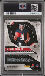 Graded 2024 Panini Prizm Rookie Variation Michael Penix Jr #31 Rookie RC Football Card PSA 10 Gem Mint (ONLINE ORDER ONLY)