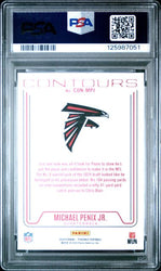 Graded 2024 Panini Phoenix Michael Penix Jr #CONMPJ Contours Rookie RC Football Card PSA 10 Gem Mint (ONLINE ORDER ONLY)