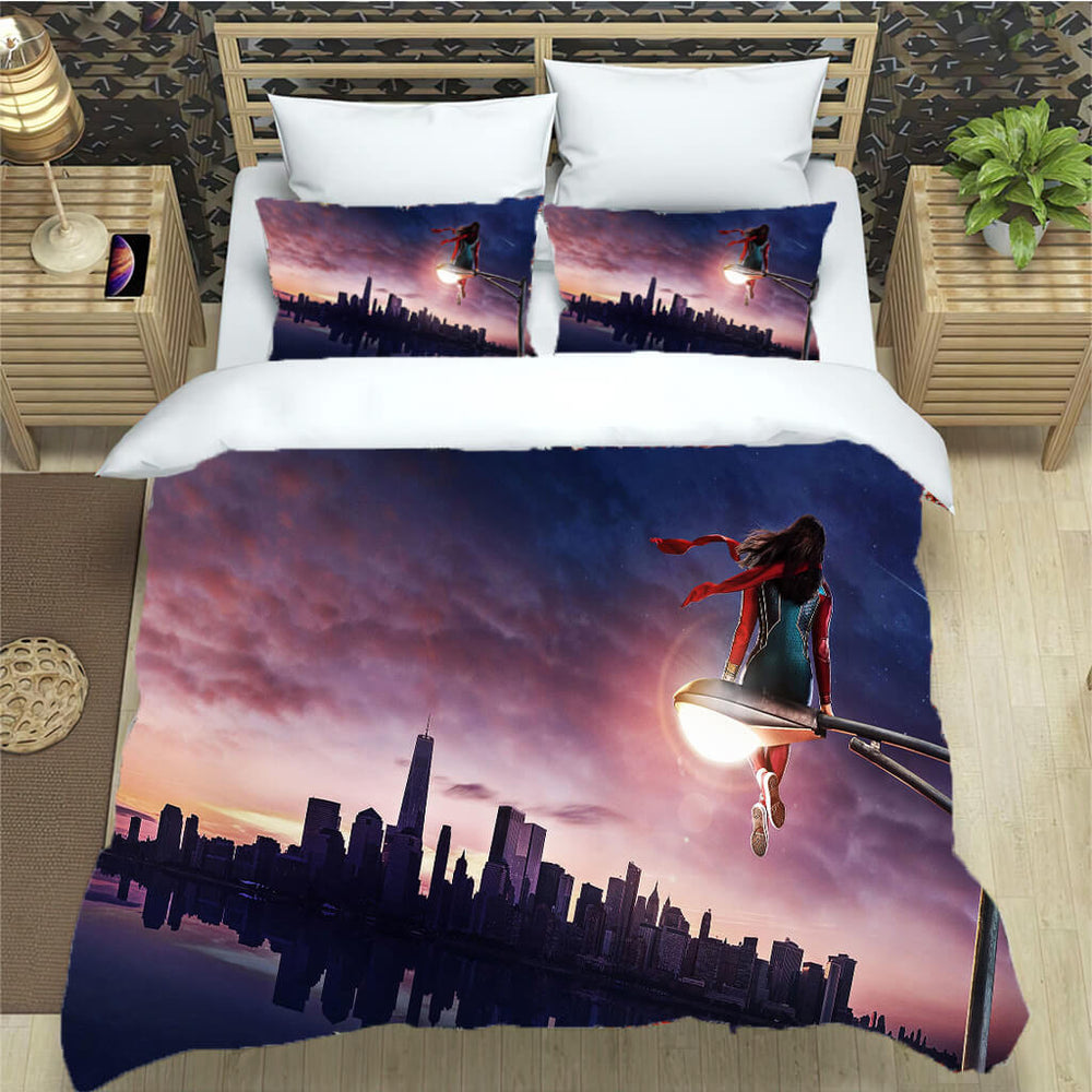 MS MARVEL Bedding Set Pattern Quilt Cover Without Filler (Online Order Only)