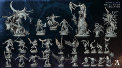 3D Printed Archvillain Games Selenoprosopos Moondance - Shadows of Argantos 28 32mm D&D (Online Only)