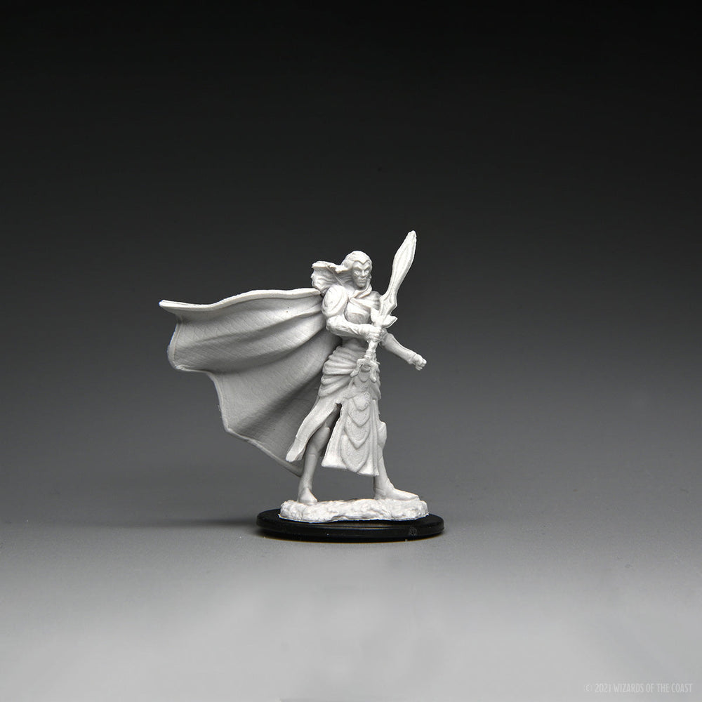 Magic: the Gathering - Unpainted Miniatures - Elf Fighter & Elf Cleric (ONLINE ORDER ONLY)