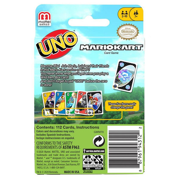 UNO: Mario Kart (ONLINE ORDER ONLY)