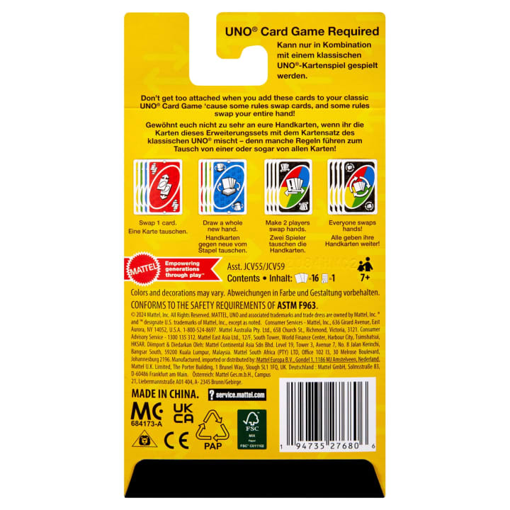 UNO: Add-On Packs! - Swap Pack (ONLINE ORDER ONLY)