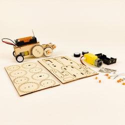 Gear Car DIY Kit, Educational STEM Toy (ONLINE ORDER ONLY)