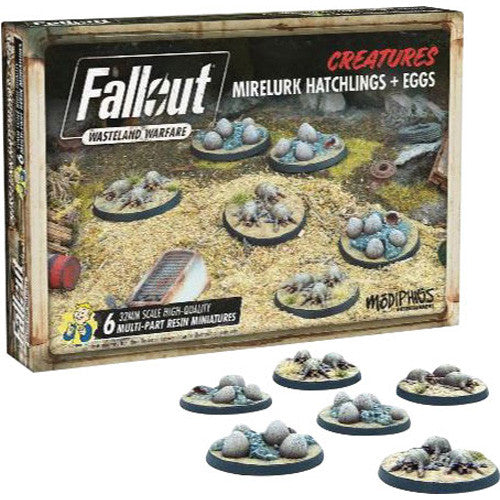 Fallout: Wasteland Warfare - Creatures - Mirelurk Hatchlings + Eggs (ONLINE ORDER ONLY)