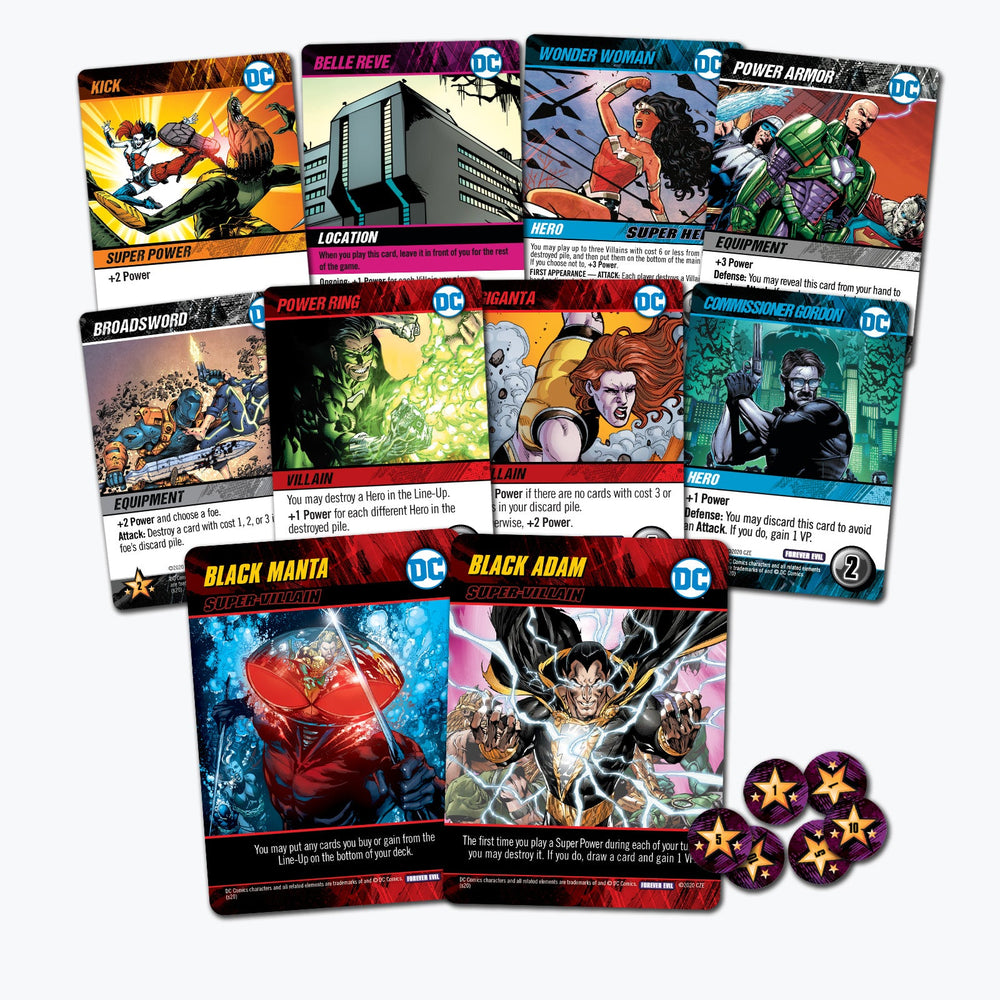 DC Deck-Building Game: Forever Evil — Multiverse Edition (ONLINE ORDER ONLY)