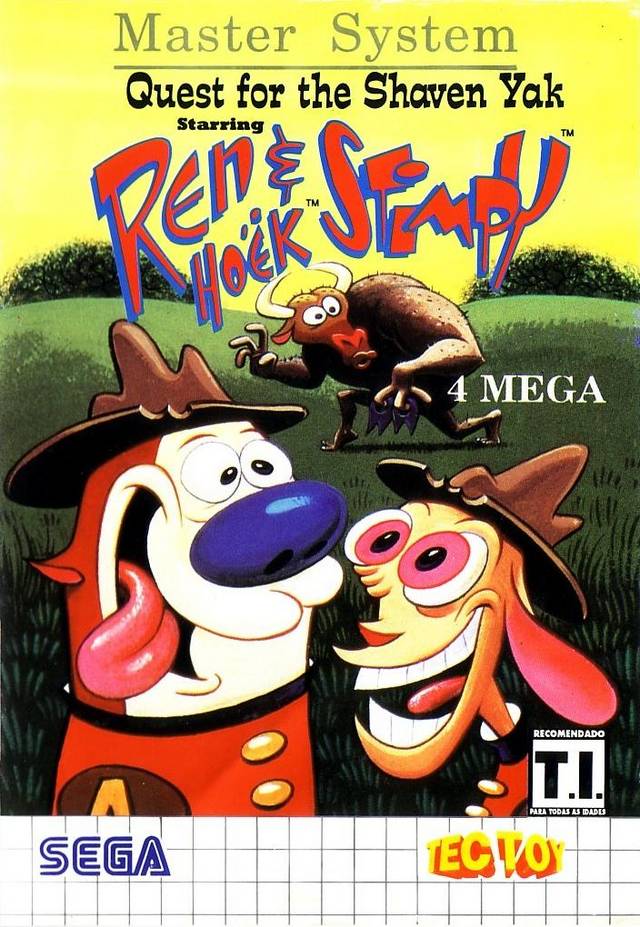 Ren & stimpy | Quest For The Shaven Yak | Game Gear (ONLINE ORDER ONLY)