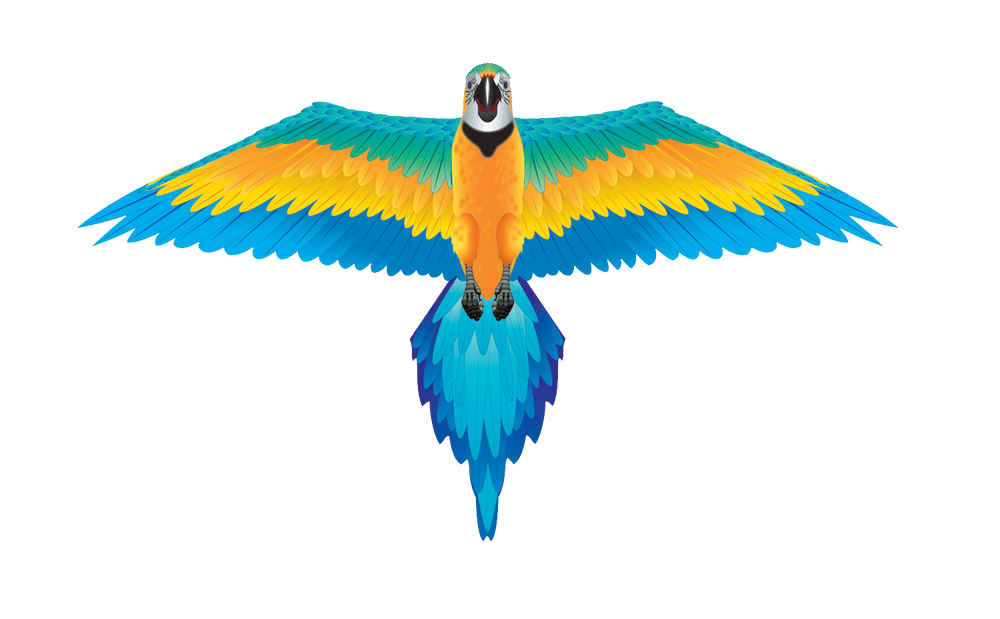 RainForest 61 inch Wingspan Nylon Macaw (ONLINE ORDER ONLY)