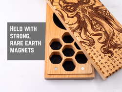Cthulhu Rising | Engraved Dual Hex Dice Vault (ONLINE ORDER ONLY)