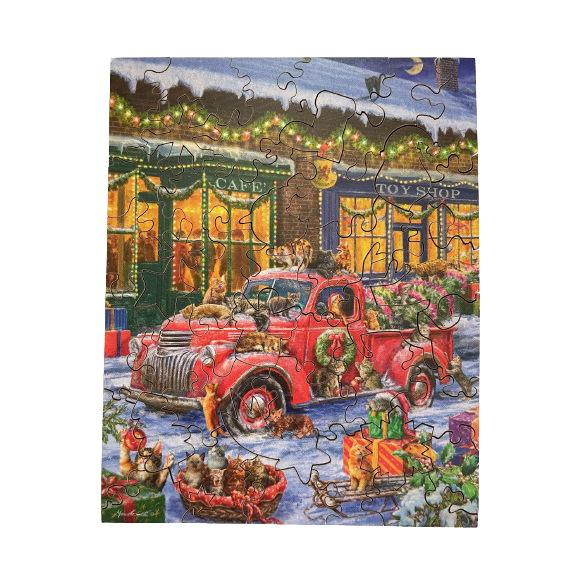 Magic Time 40 Piece Mini Wooden Jigsaw Puzzle Geek Toys (ONLINE ORDER ONLY)