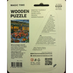 Magic Time 40 Piece Mini Wooden Jigsaw Puzzle Geek Toys (ONLINE ORDER ONLY)