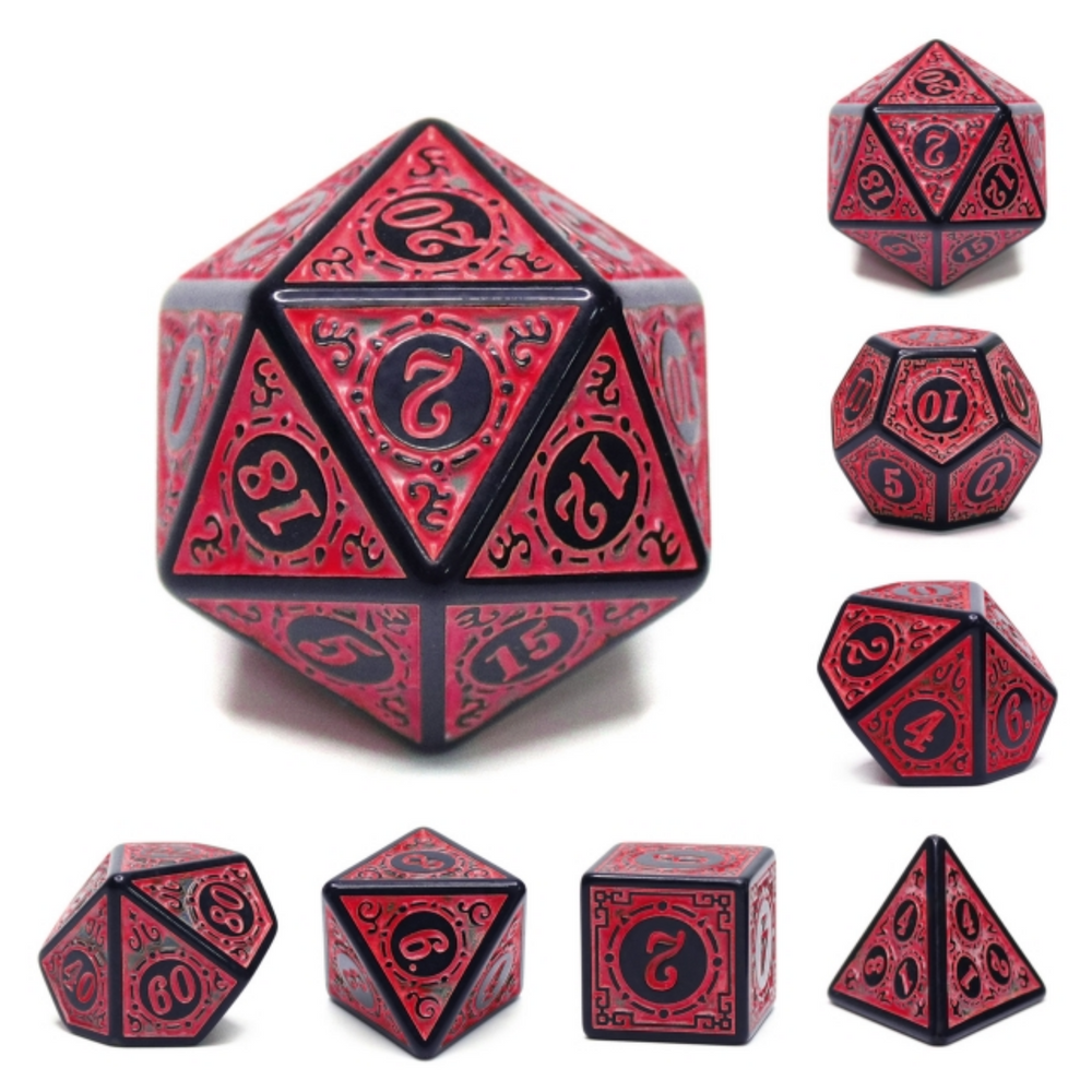 Magic Flame - Red RPG Dice Set (ONLINE ORDER ONLY)