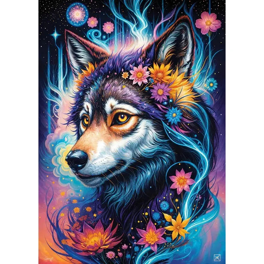 Magical Wolf Portrait 1000 Piece Jigsaw Puzzle Enjoy (ONLINE ORDER ONLY)