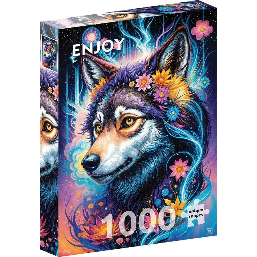 Magical Wolf Portrait 1000 Piece Jigsaw Puzzle Enjoy (ONLINE ORDER ONLY)