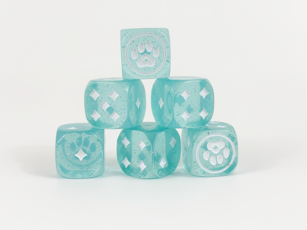 Kitty Paw Dice Set (Magical Kitties 2E) (ONLINE ORDER ONLY)
