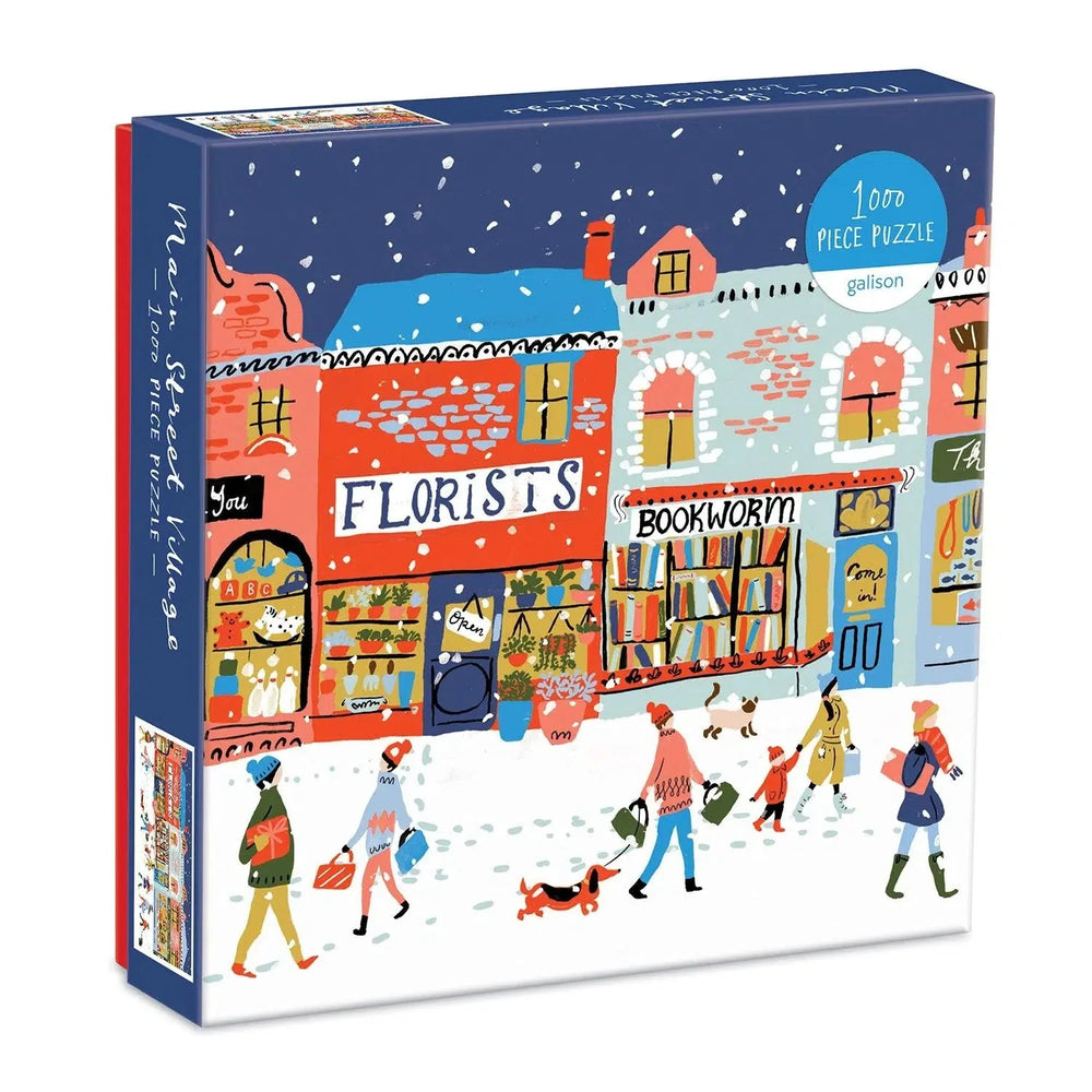 Main Street Village 1000 Piece Jigsaw Puzzle Galison (ONLINE ORDER ONLY)