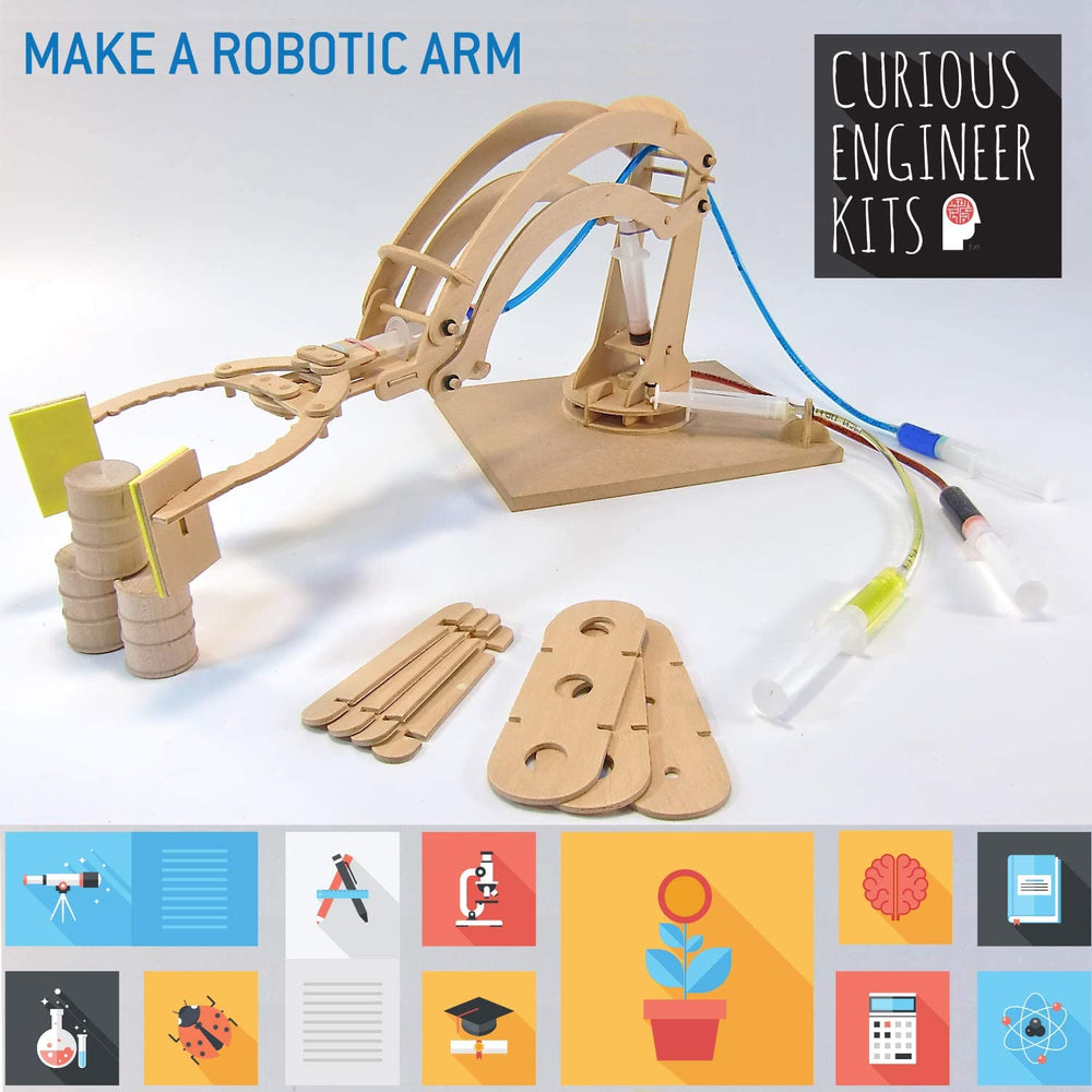 Make a Robotic Arm Curious Engineer Kit Copernicus (ONLINE ORDER ONLY)