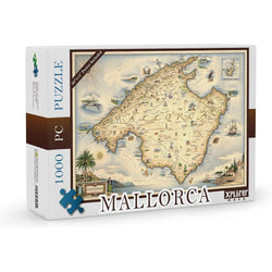Mallorca 1000 Piece Jigsaw Puzzle Xplorer Maps (ONLINE ORDER ONLY)
