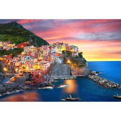 Manarola at Dusk 2000 Piece Jigsaw Puzzle Eurographics (ONLINE ORDER ONLY)