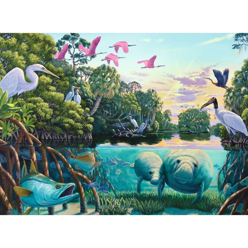 Manatee Moments 500 Piece Jigsaw Puzzle Ravensburger (ONLINE ORDER ONLY)