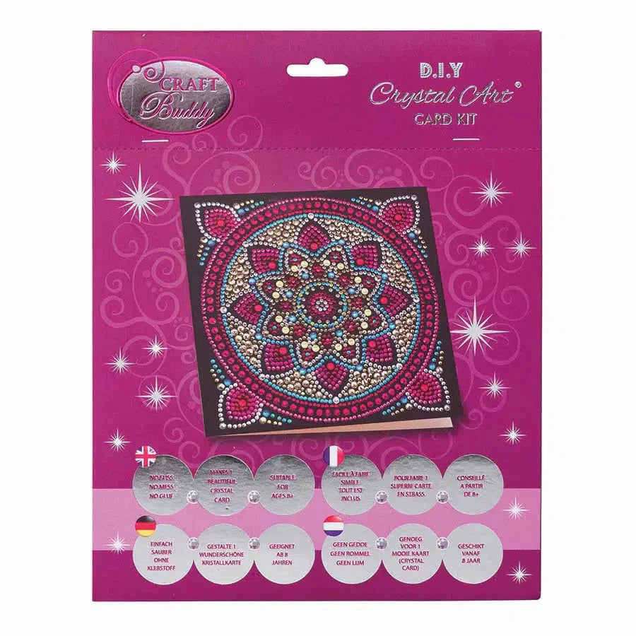 Mandala Crystal Art Card Kit Craft Buddy (ONLINE ORDER ONLY)