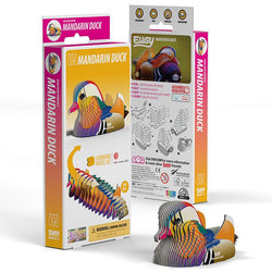 Mandarin Duck 3D Cardboard Model Kit Eugy (ONLINE ORDER ONLY)