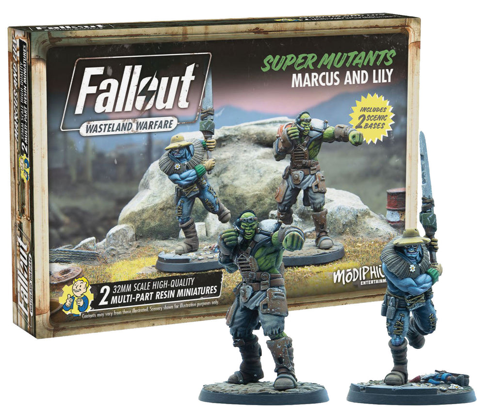 Fallout: Wasteland Warfare - Super Mutants - Marcus and Lily (ONLINE ORDER ONLY)