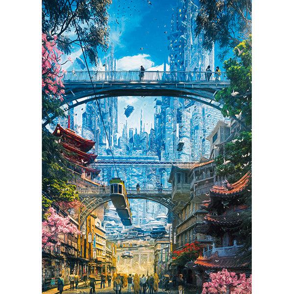 Markets District Future Cities 1000 Piece Jigsaw Puzzle Heye (ONLINE ORDER ONLY)