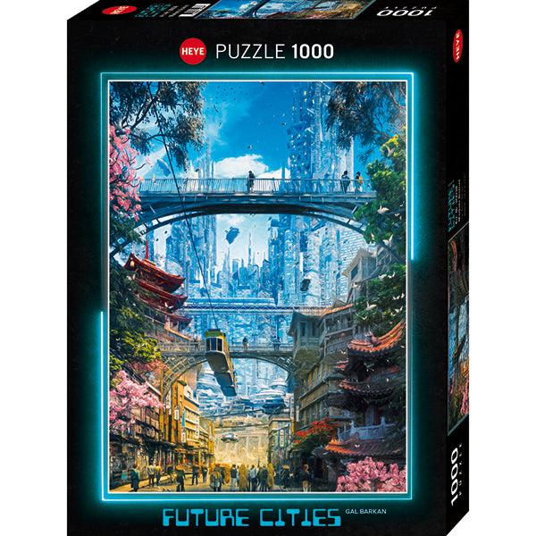 Markets District Future Cities 1000 Piece Jigsaw Puzzle Heye (ONLINE ORDER ONLY)