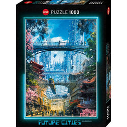 Markets District Future Cities 1000 Piece Jigsaw Puzzle Heye (ONLINE ORDER ONLY)