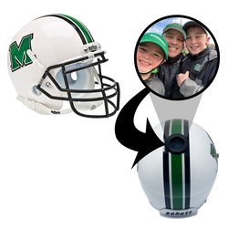 Marshall Thundering Herd College Football Collectible Mini Helmet - Picture Inside - FANZ Collectibles (Online Order Only) (ONLINE ORDER ONLY)