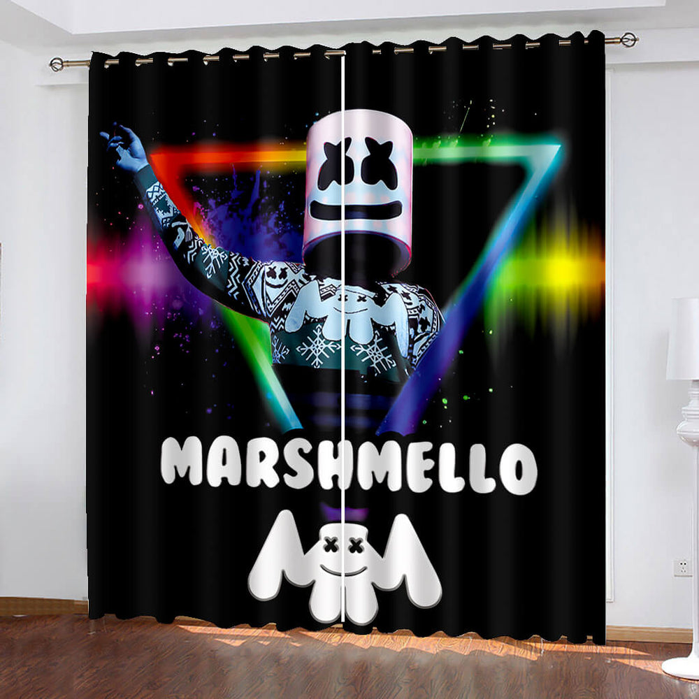 Marshmello Curtains Blackout Window Drapes (Online Order Only)