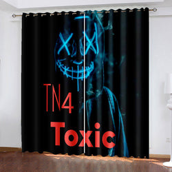 Marshmello Curtains Blackout Window Drapes (Online Order Only)