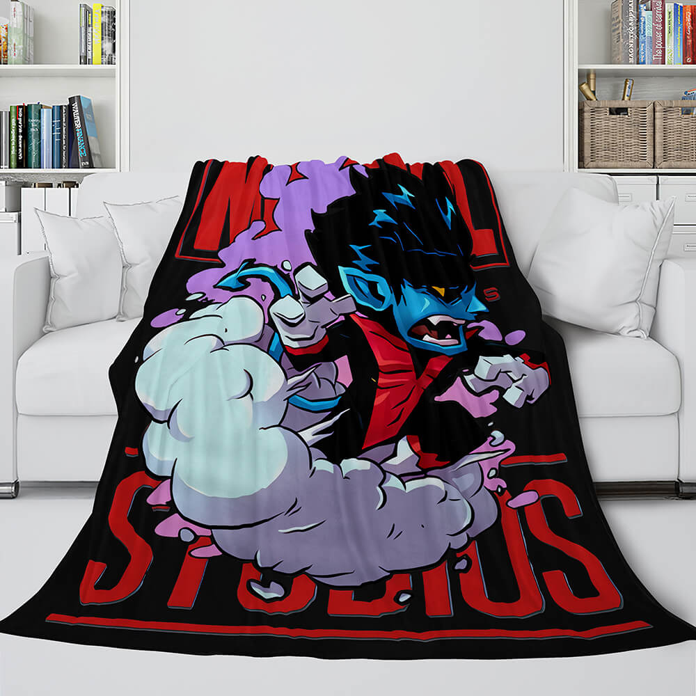 Marvel Hero Flannel Fleece Throw Cosplay Blanket Shawl Wrap Nap Quilt (Online Order Only)
