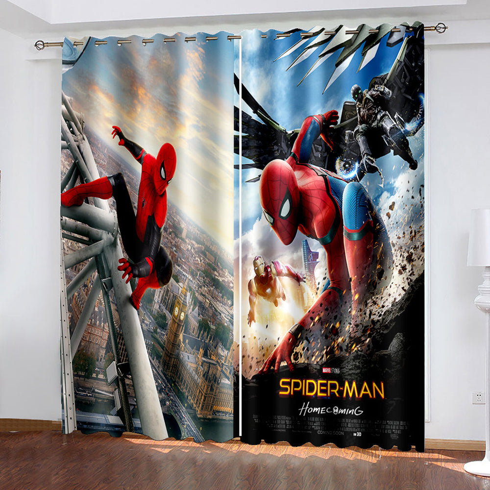 Marvel Spider-Man Curtains Blackout Window Drapes (Online Order Only)