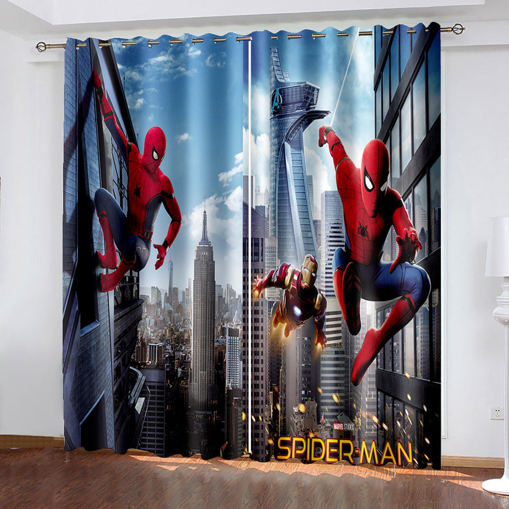 Marvel Spider-Man Curtains Blackout Window Drapes (Online Order Only)