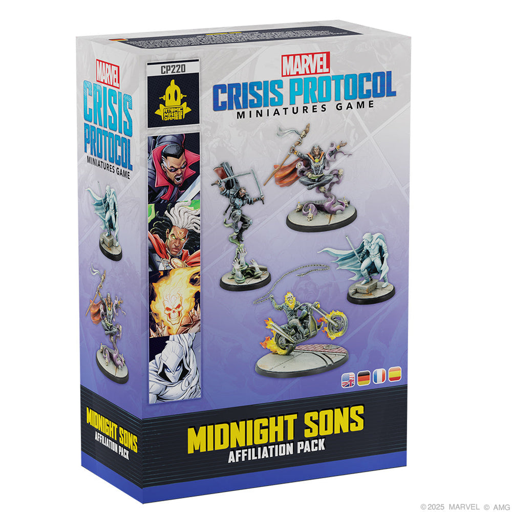 Marvel Crisis Protocol: Midnight Sons Affiliation Pack (ONLINE ORDER ONLY)