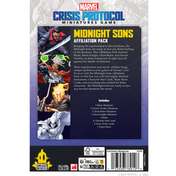 Marvel Crisis Protocol: Midnight Sons Affiliation Pack (ONLINE ORDER ONLY)