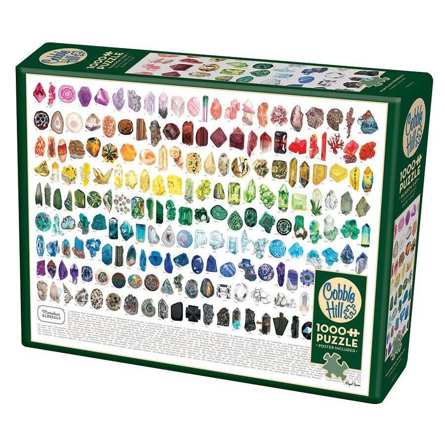 Marvelous Minerals (Large Box) 1000 Piece Jigsaw Puzzle Cobble Hill (ONLINE ORDER ONLY)