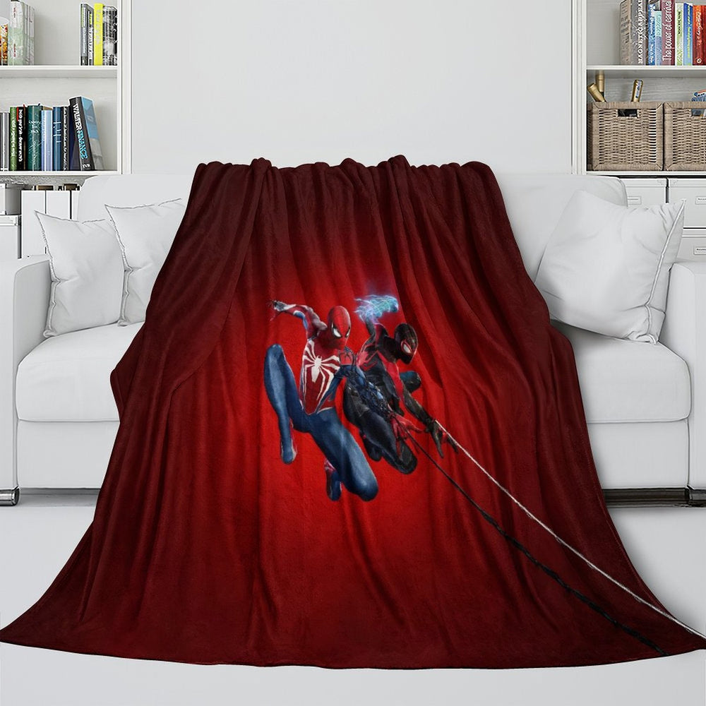 Marvels Spider-Man 2 Blanket Flannel Throw Room Decoration (Online Order Only)