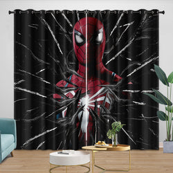 Marvels Spider-Man 2 Curtains Blackout Window Drapes Room Decoration (Online Order Only)