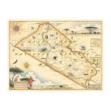 Masai Mara 1000 Piece Jigsaw Puzzle Xplorer Maps (ONLINE ORDER ONLY)