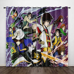 Masked Rider Curtains Pattern Blackout Window Drapes (Online Order Only)