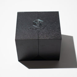 Massive Dark Black And Foil Liquid Core 95MM Chonk Handmade Resin Dice And Box (ONLINE ORDER ONLY)