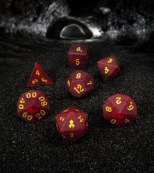 Kraken Dice Cracked Glass 7pc Dice Set (ONLINE ORDER ONLY)