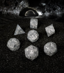 Kraken Dice Cracked Glass 7pc Dice Set (ONLINE ORDER ONLY)