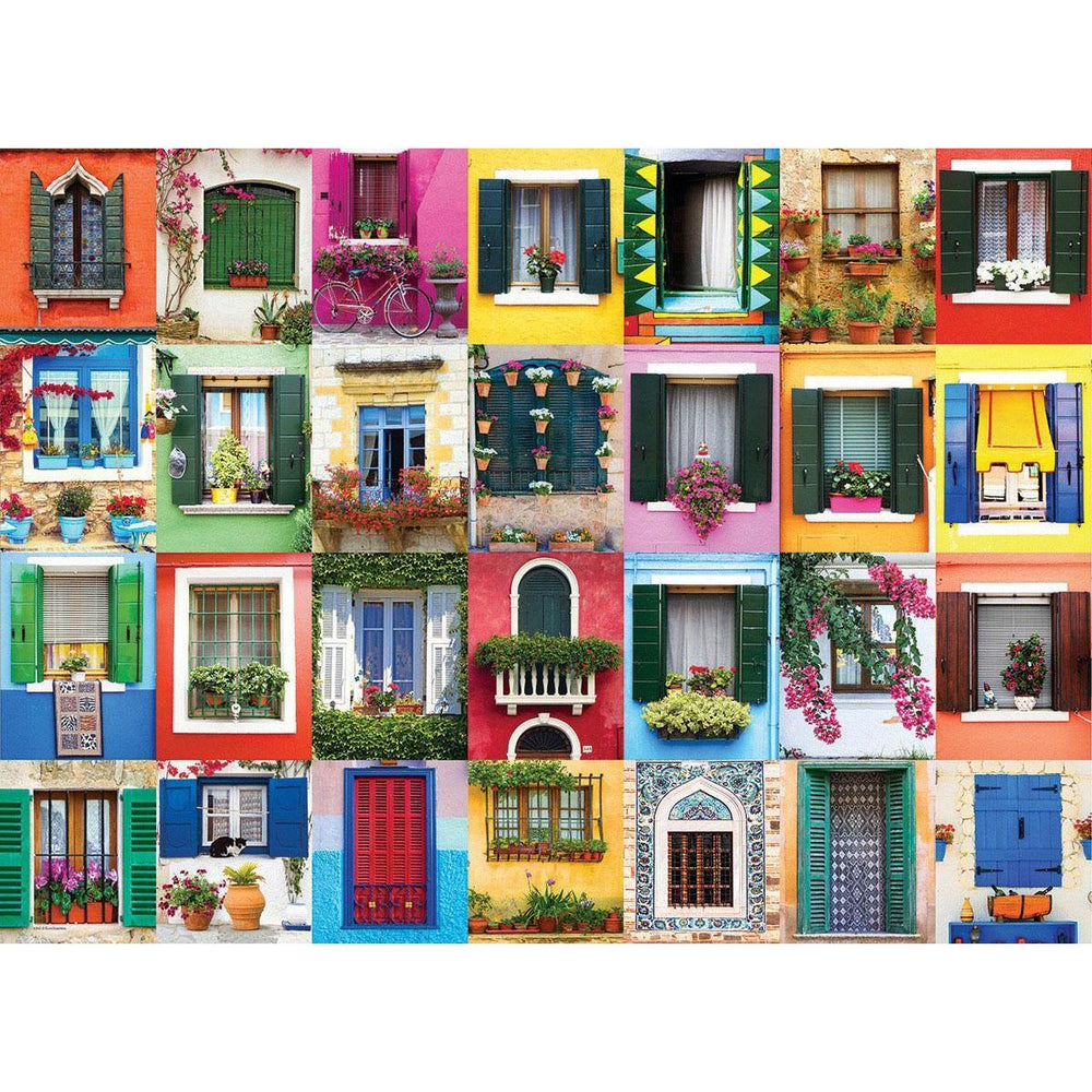 Mediterranean Windows 1000 Piece Jigsaw Puzzle Eurographics (ONLINE ORDER ONLY)