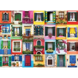 Mediterranean Windows 1000 Piece Jigsaw Puzzle Eurographics (ONLINE ORDER ONLY)