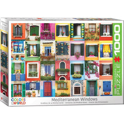 Mediterranean Windows 1000 Piece Jigsaw Puzzle Eurographics (ONLINE ORDER ONLY)